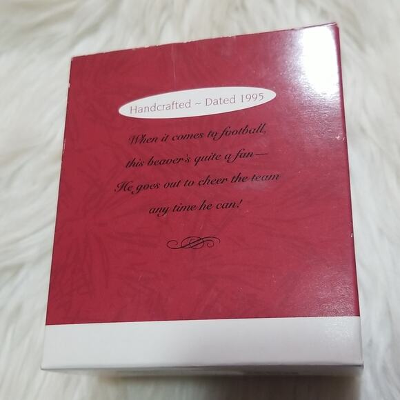 Vintage Hallmark Keepsake Ornament Faithful Fan 1995 - Picture 2 of 4